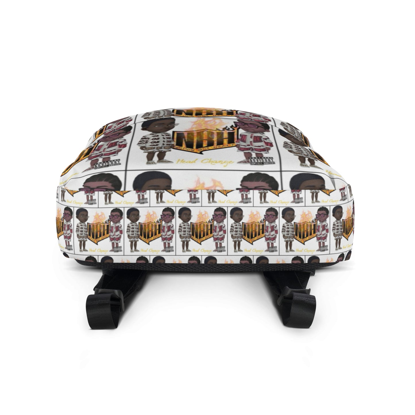 NBH Head Change All over print designer Backpack