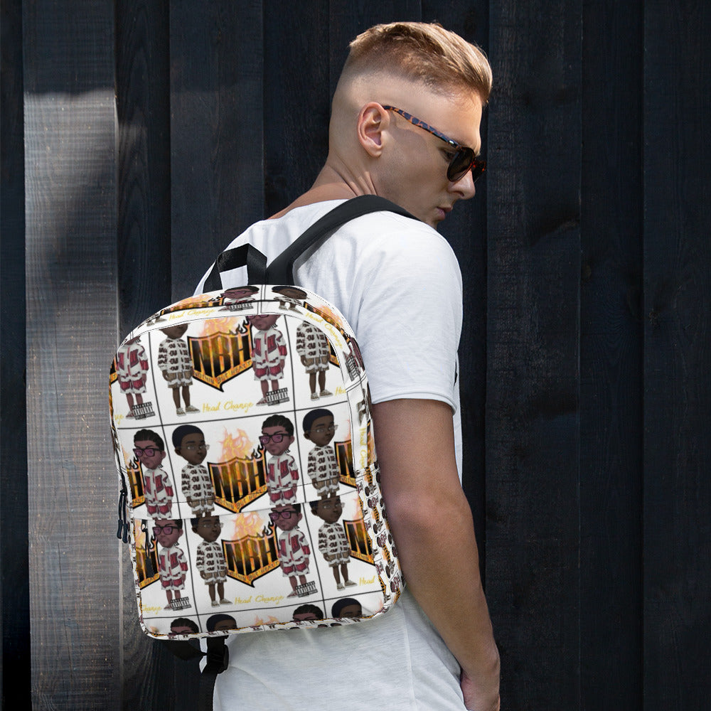 NBH Head Change All over print designer Backpack