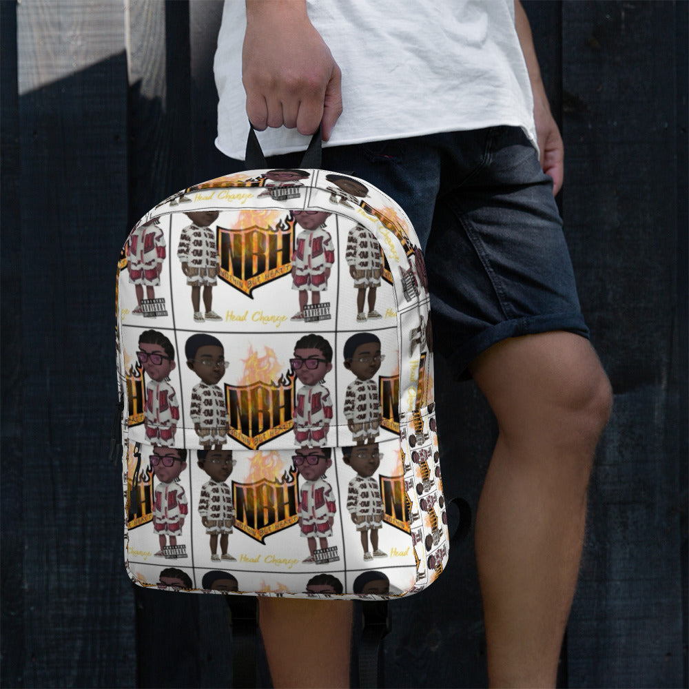 NBH Head Change All over print designer Backpack