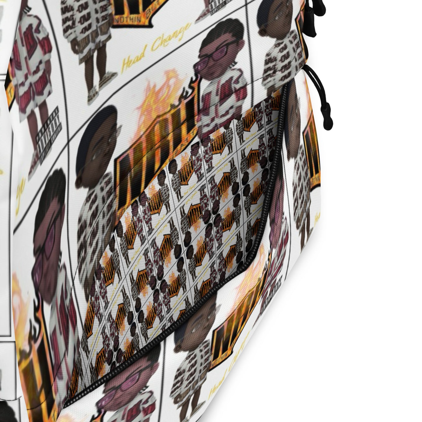 NBH Head Change All over print designer Backpack