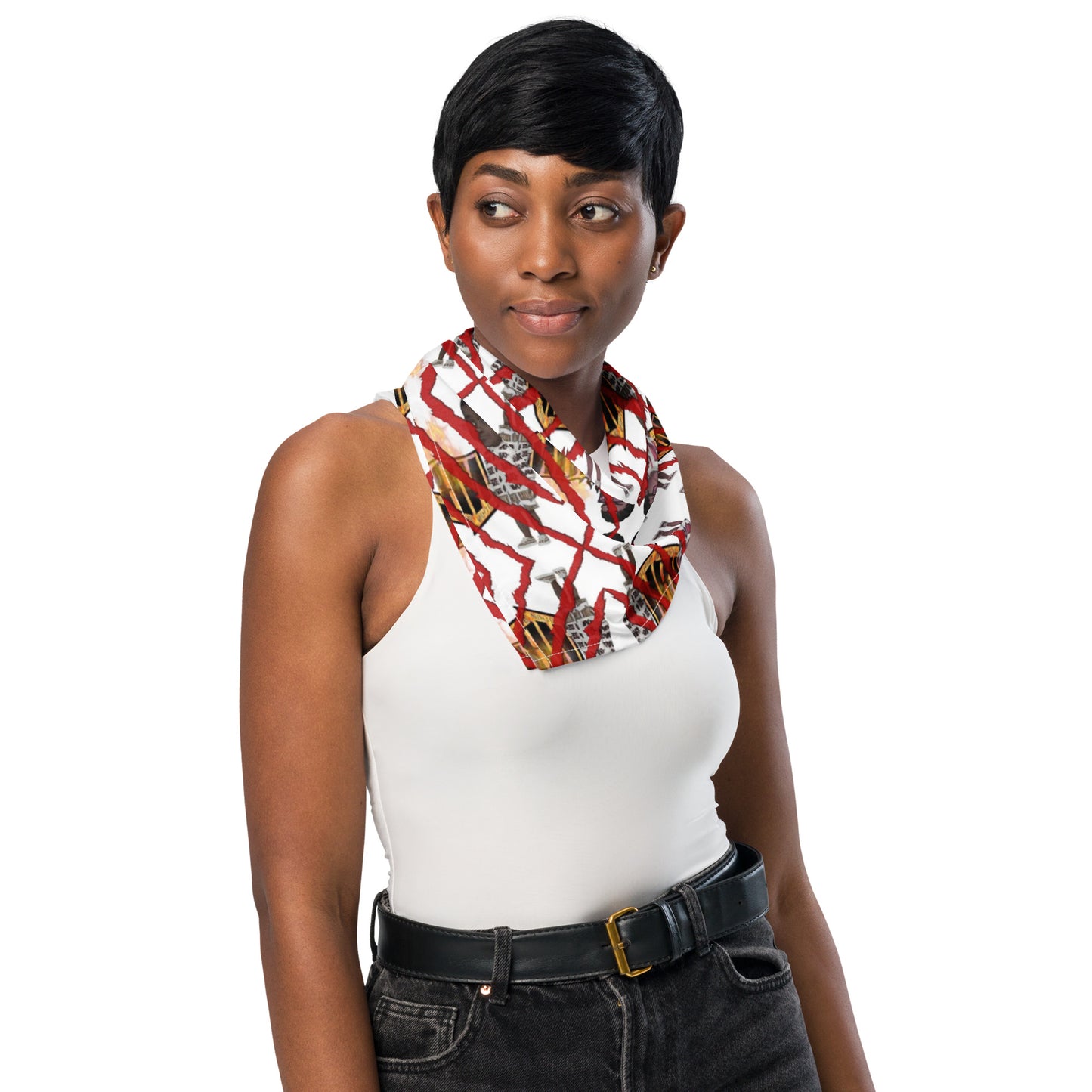 NBH Block Material All-over print bandana