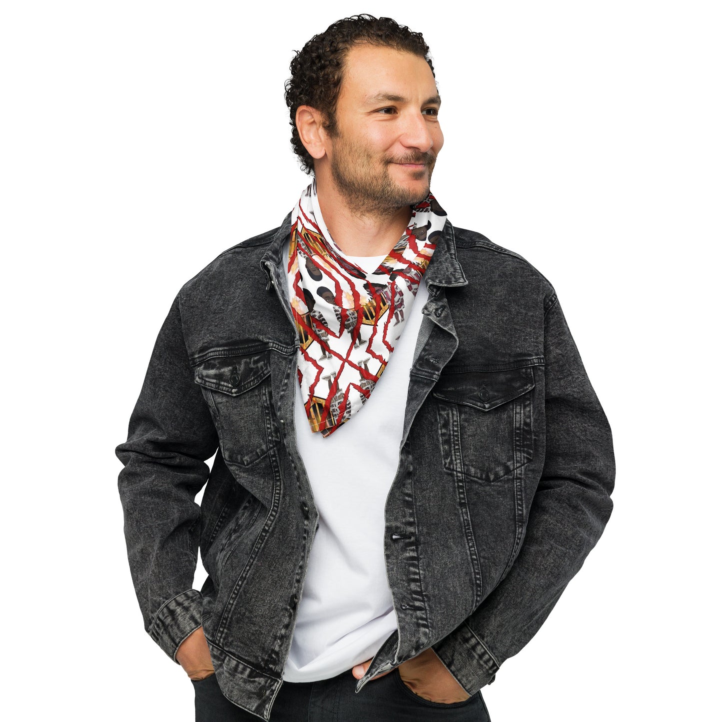 NBH Block Material All-over print bandana