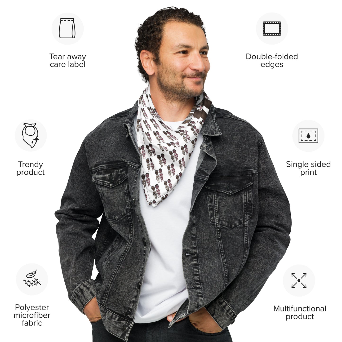 NBH Head Change All-over print bandana