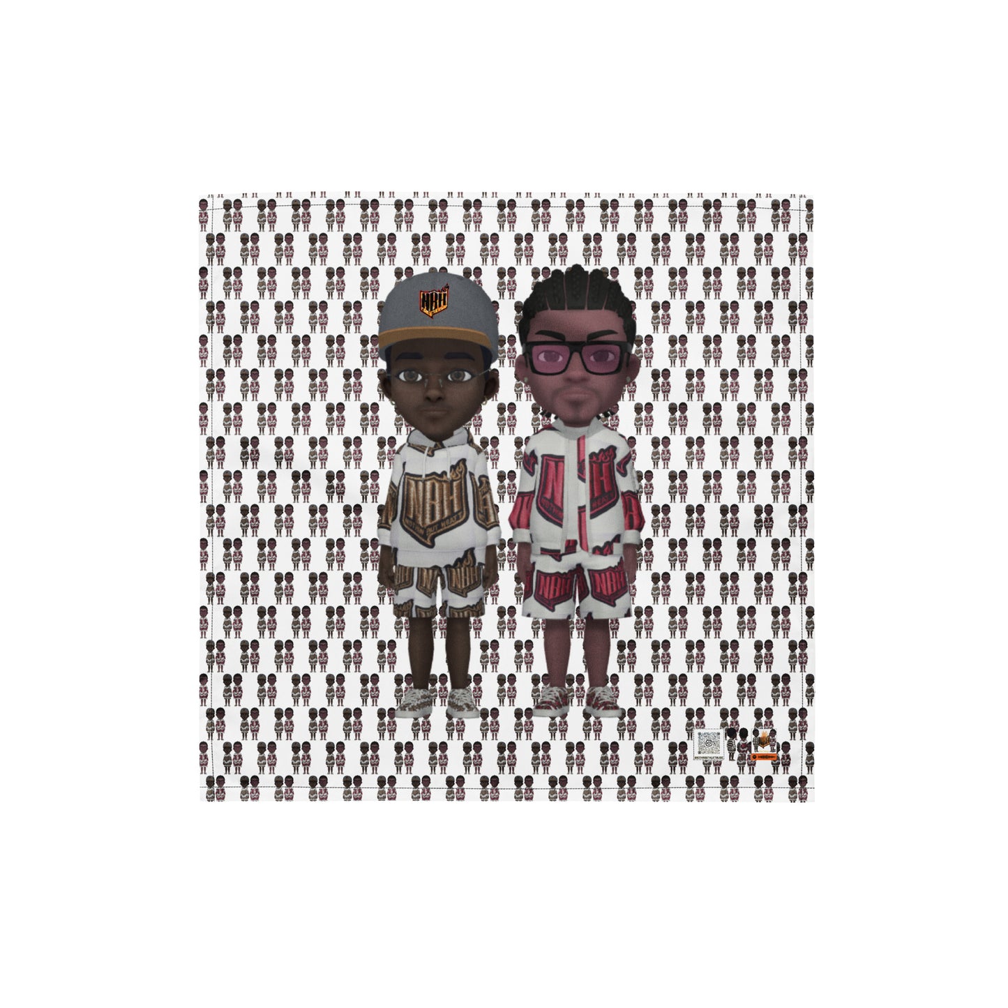 NBH Head Change All-over print bandana