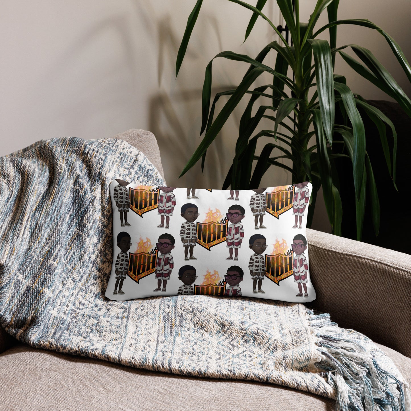 NBH print all over Basic Pillow