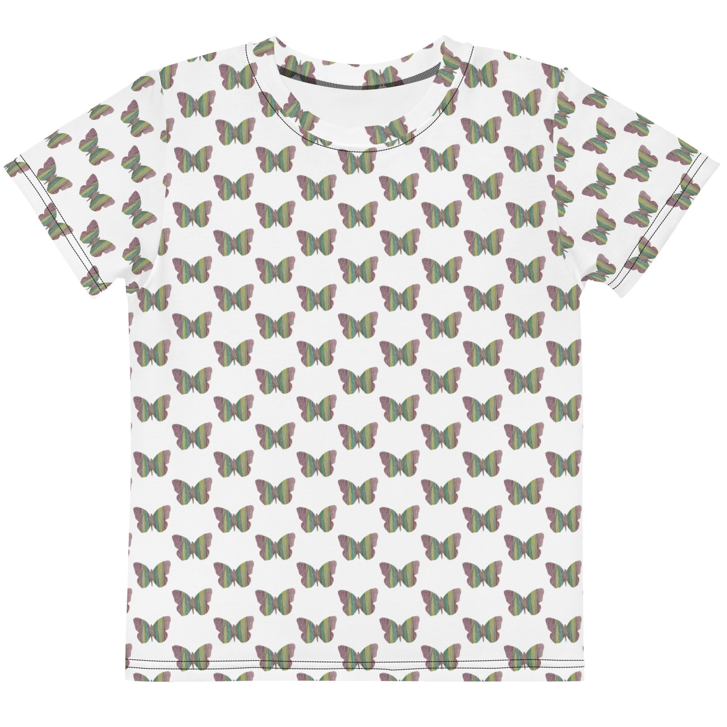 Butterfly by Mia N. Kids crew neck t-shirt