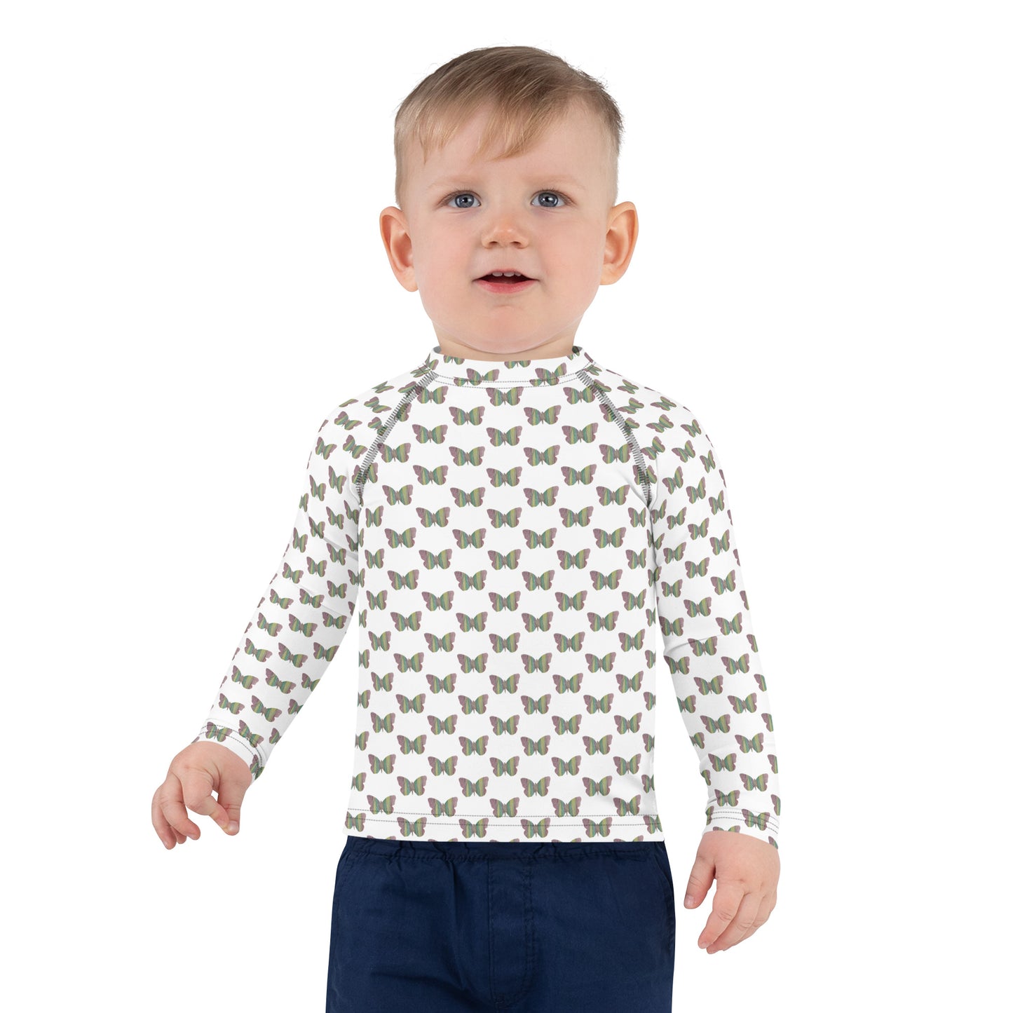 Butterfly by Mia N. Kids Rash Guard