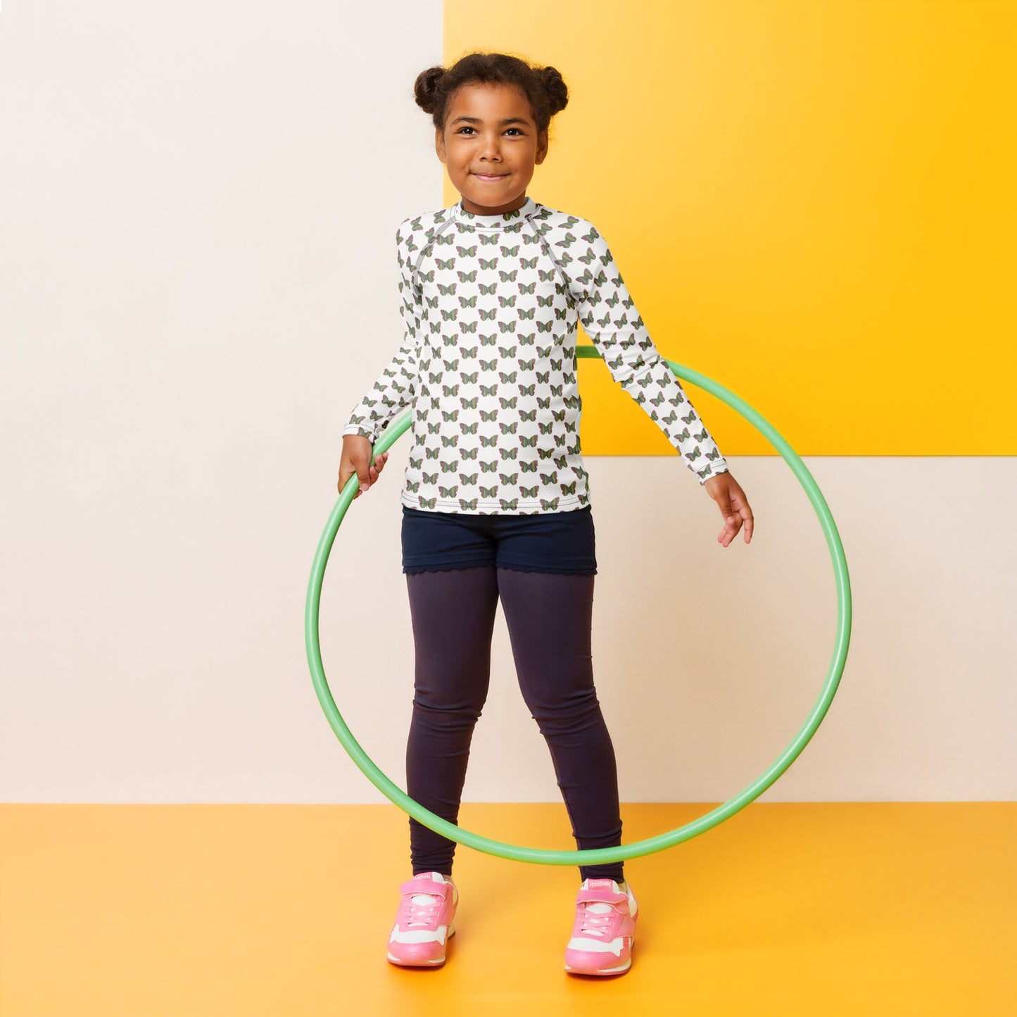 Butterfly by Mia N. Kids Rash Guard