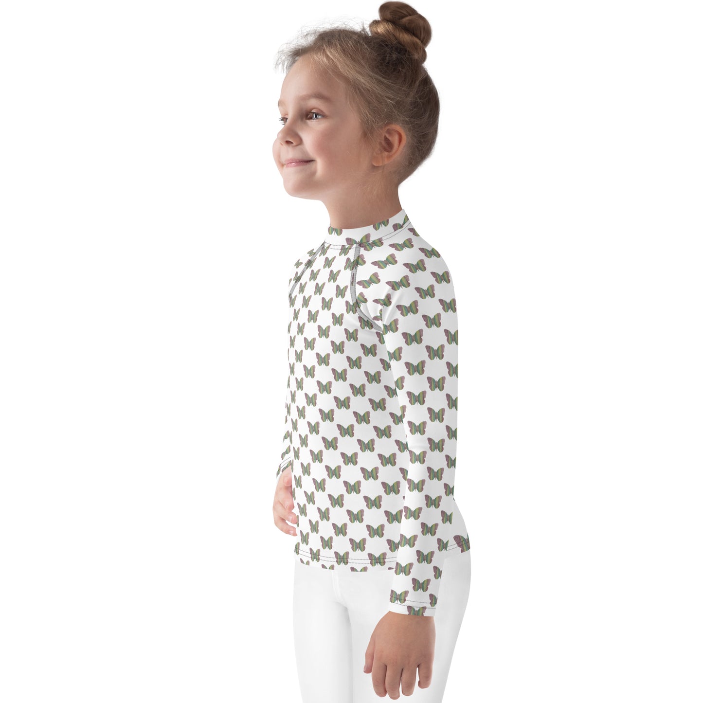 Butterfly by Mia N. Kids Rash Guard