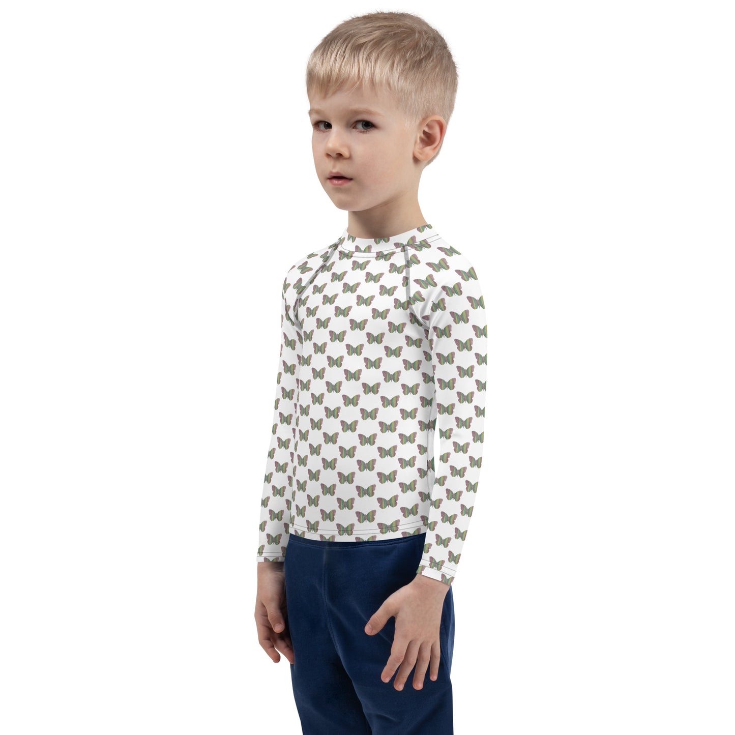Butterfly by Mia N. Kids Rash Guard