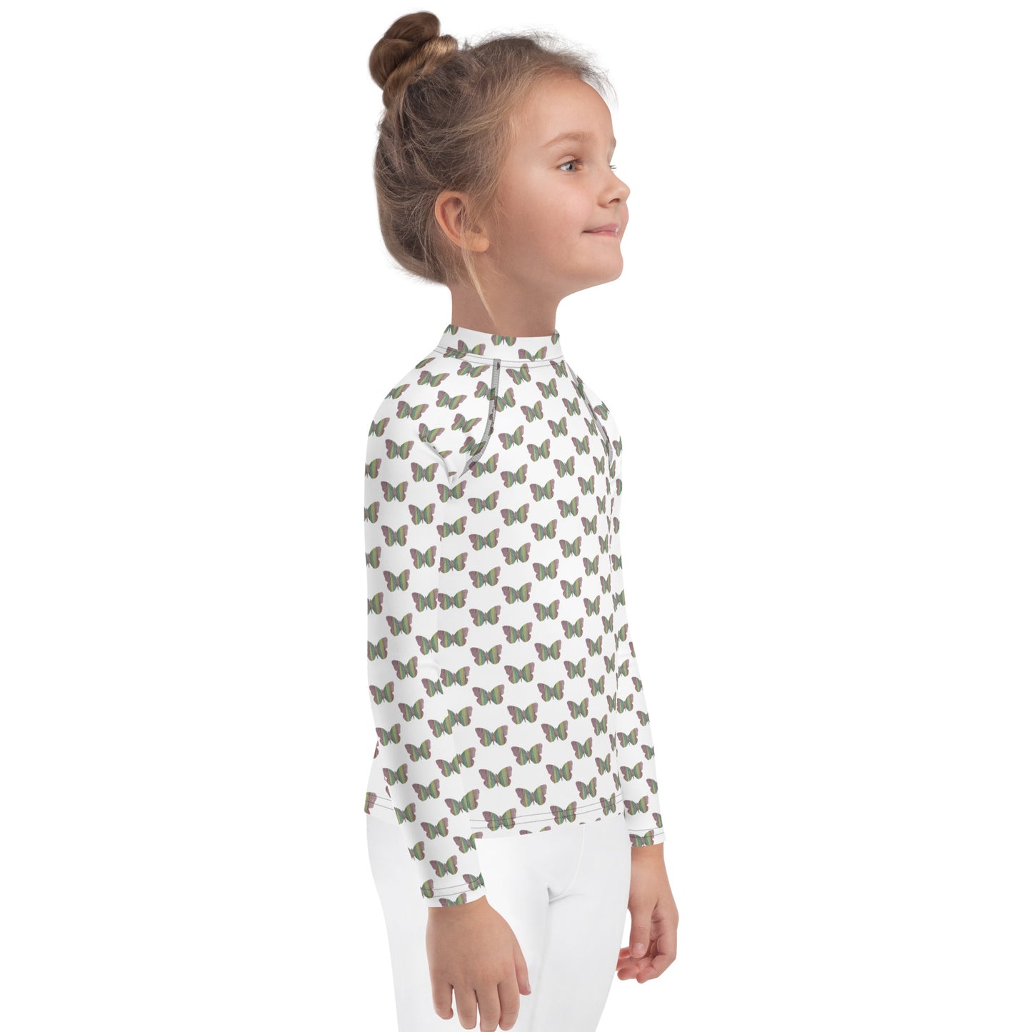 Butterfly by Mia N. Kids Rash Guard