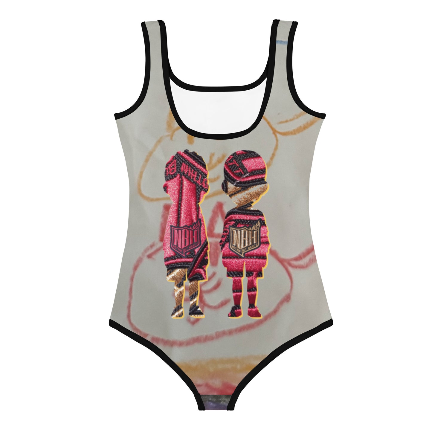 Mia N. All-Over Print Kids Swimsuit