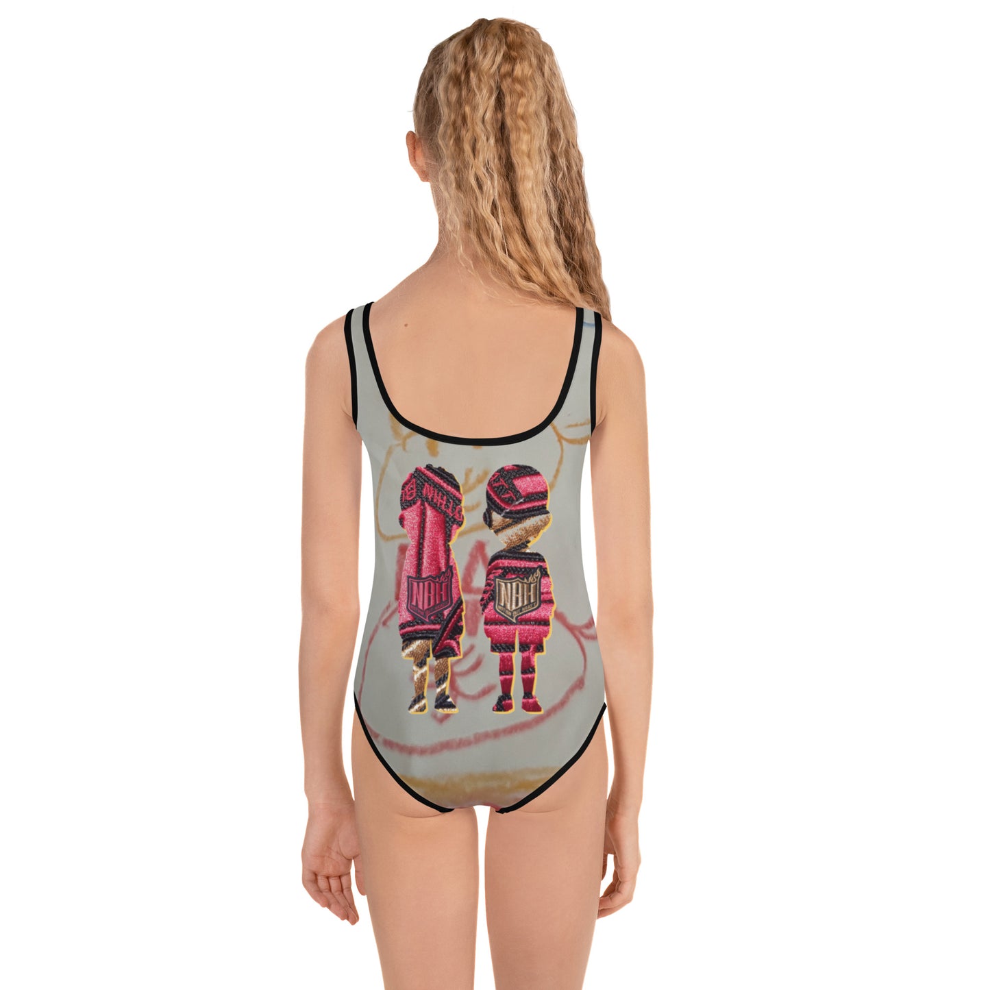 Mia N. All-Over Print Kids Swimsuit