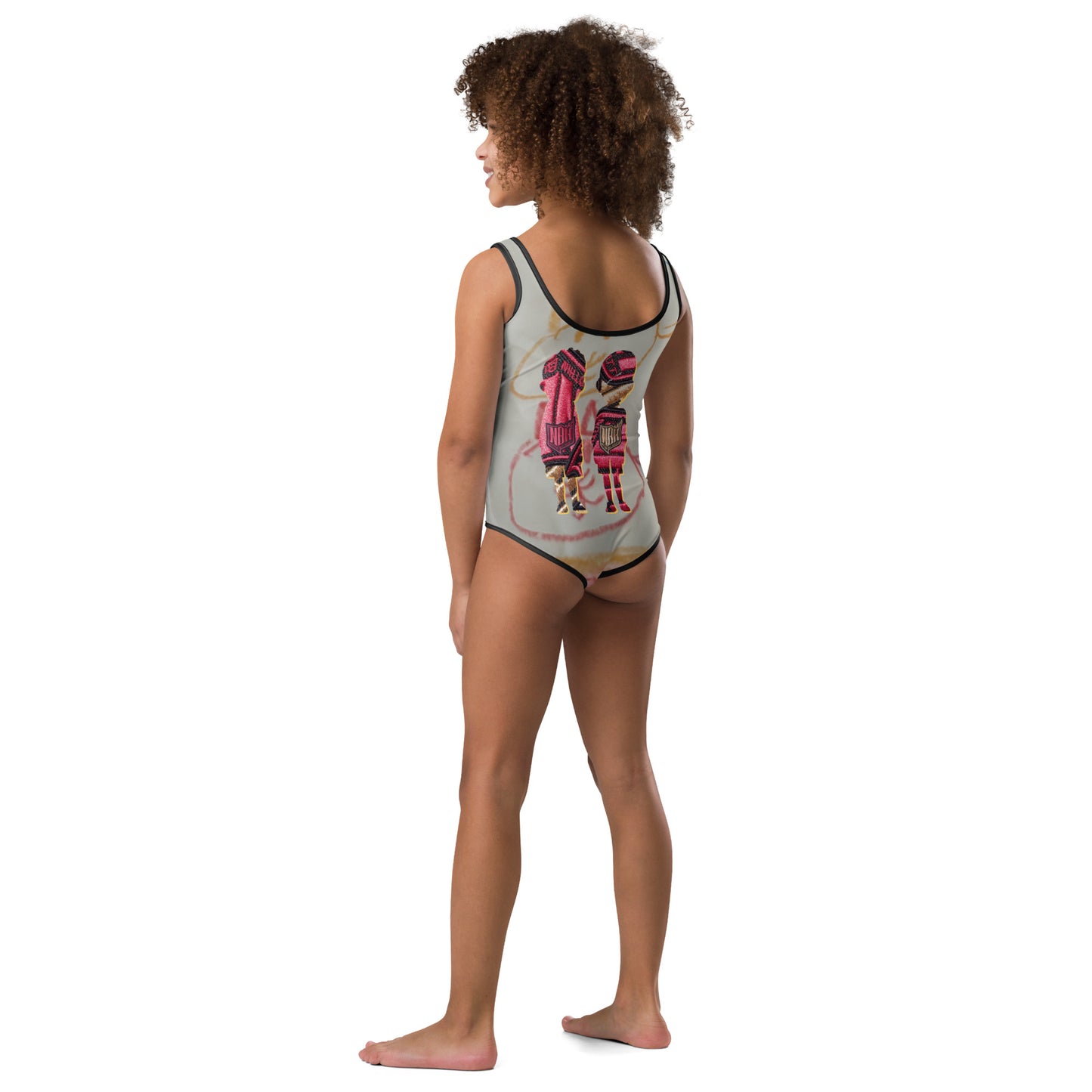 Mia N. All-Over Print Kids Swimsuit