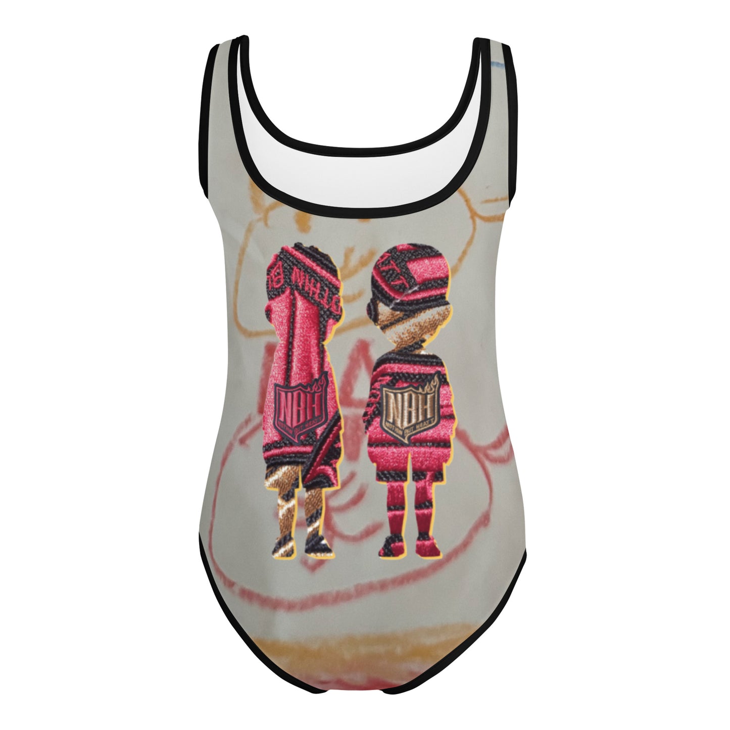 Mia N. All-Over Print Kids Swimsuit