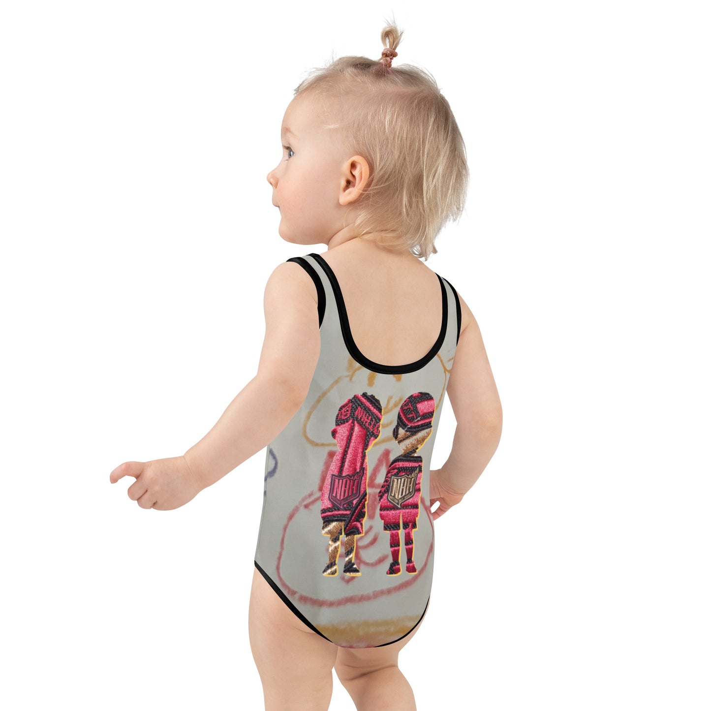 Mia N. All-Over Print Kids Swimsuit