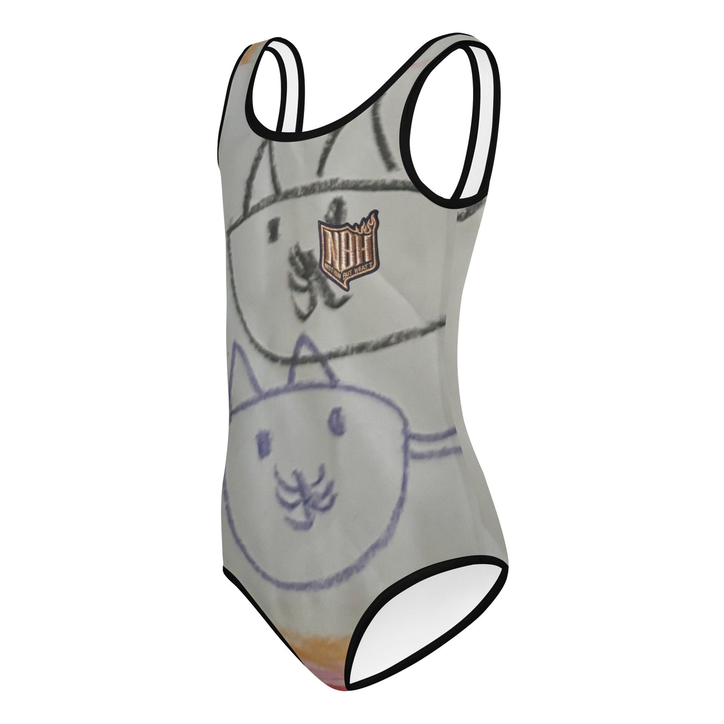 Mia N. All-Over Print Kids Swimsuit