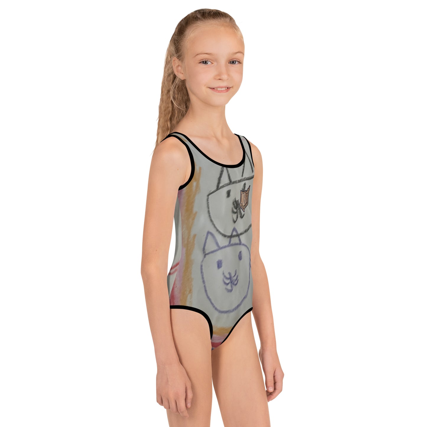 Mia N. All-Over Print Kids Swimsuit