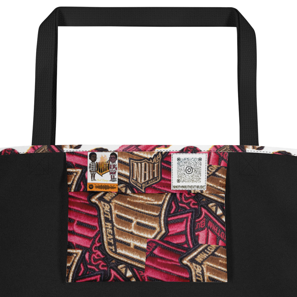NBH All-Over Print Large Tote Bag