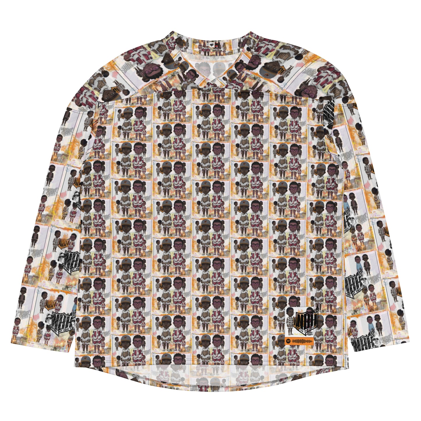 NBH Recycled hockey fan jersey
