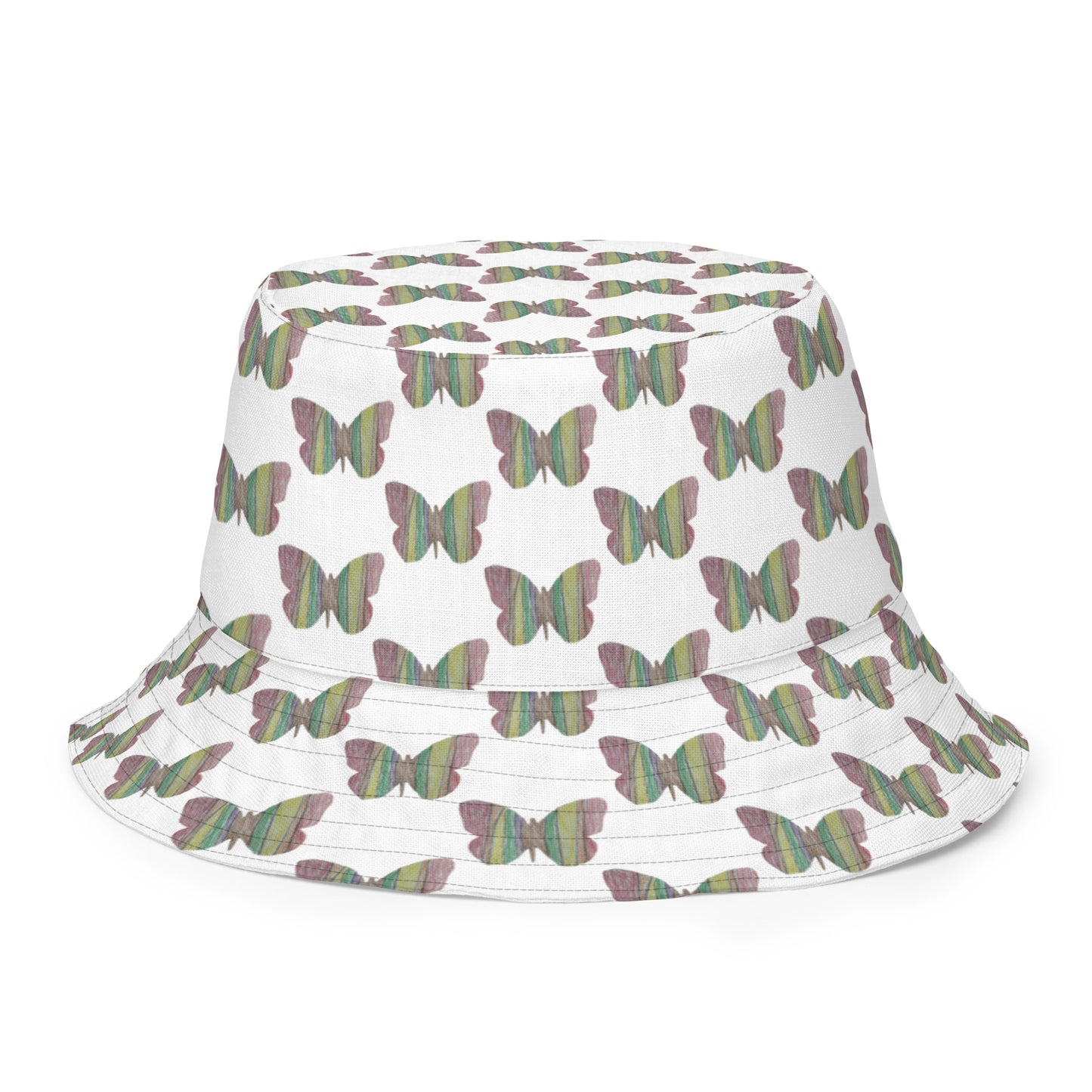 Butterfly by Mia N. Reversible bucket hat