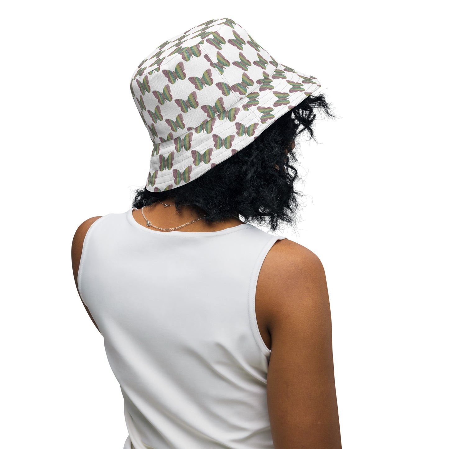 Butterfly by Mia N. Reversible bucket hat