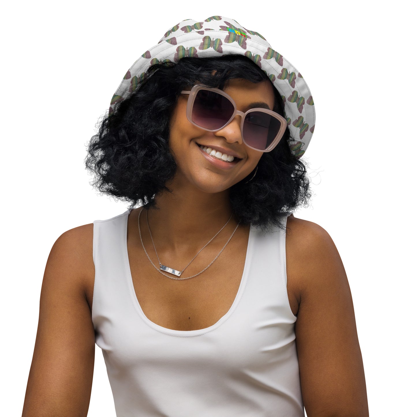 Butterfly by Mia N. Reversible bucket hat