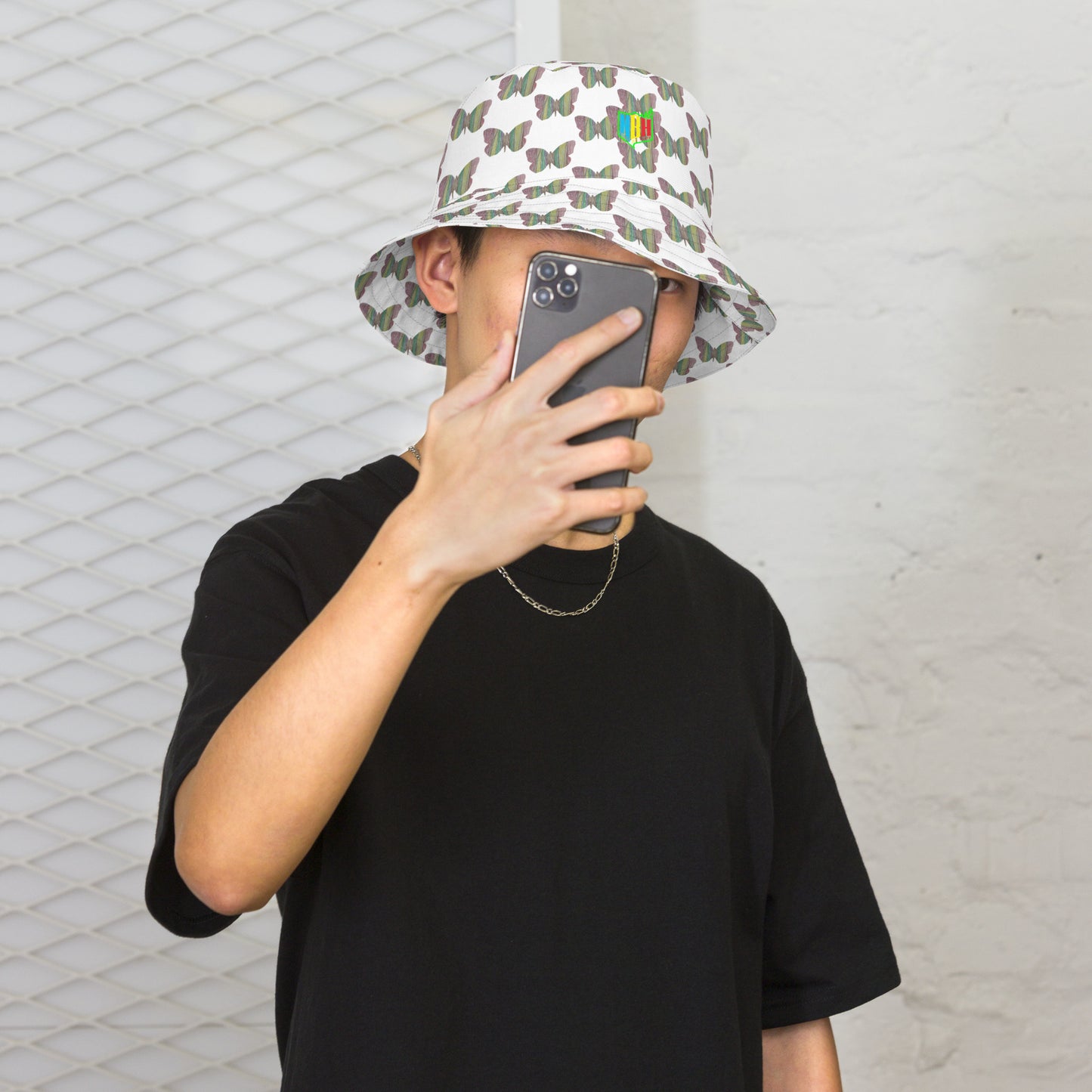 Butterfly by Mia N. Reversible bucket hat
