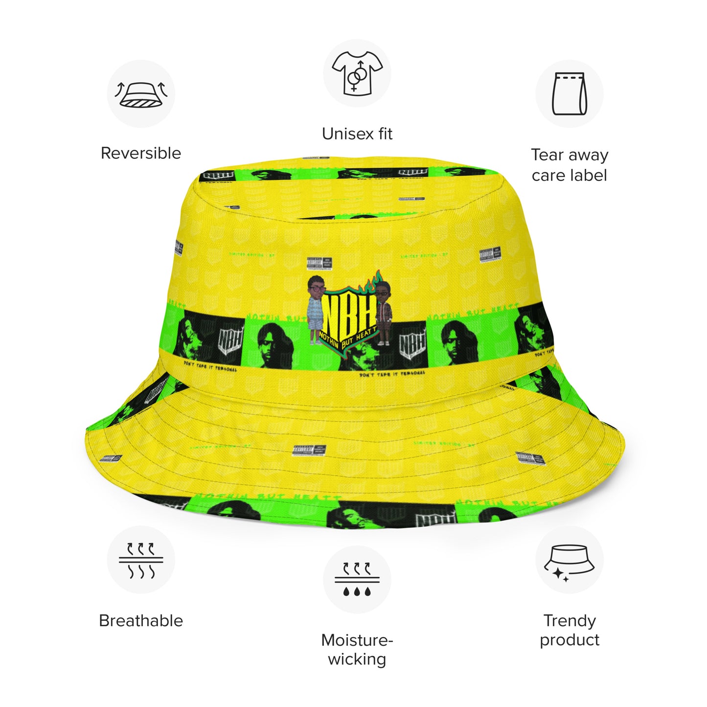 NBH Don’t Take It Personal Reversible bucket hat