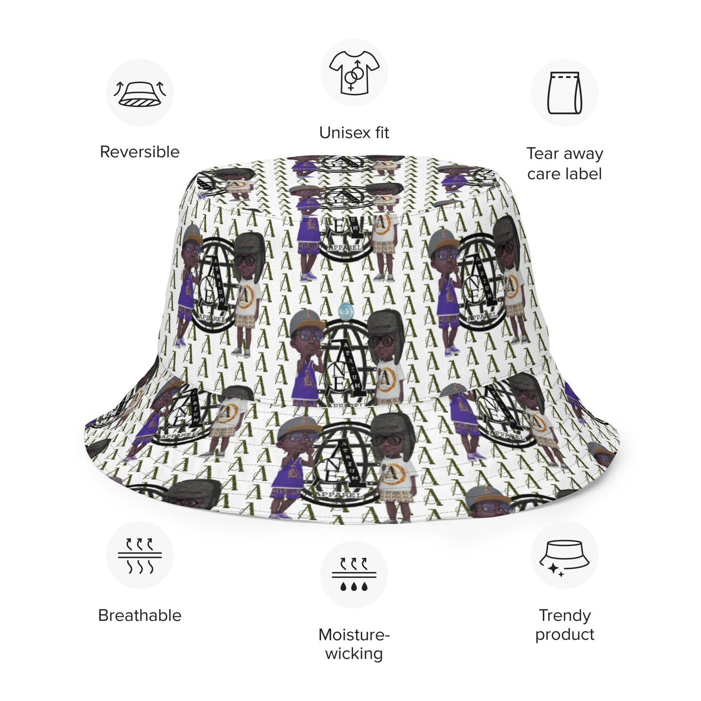 Atrium Reversible bucket hat