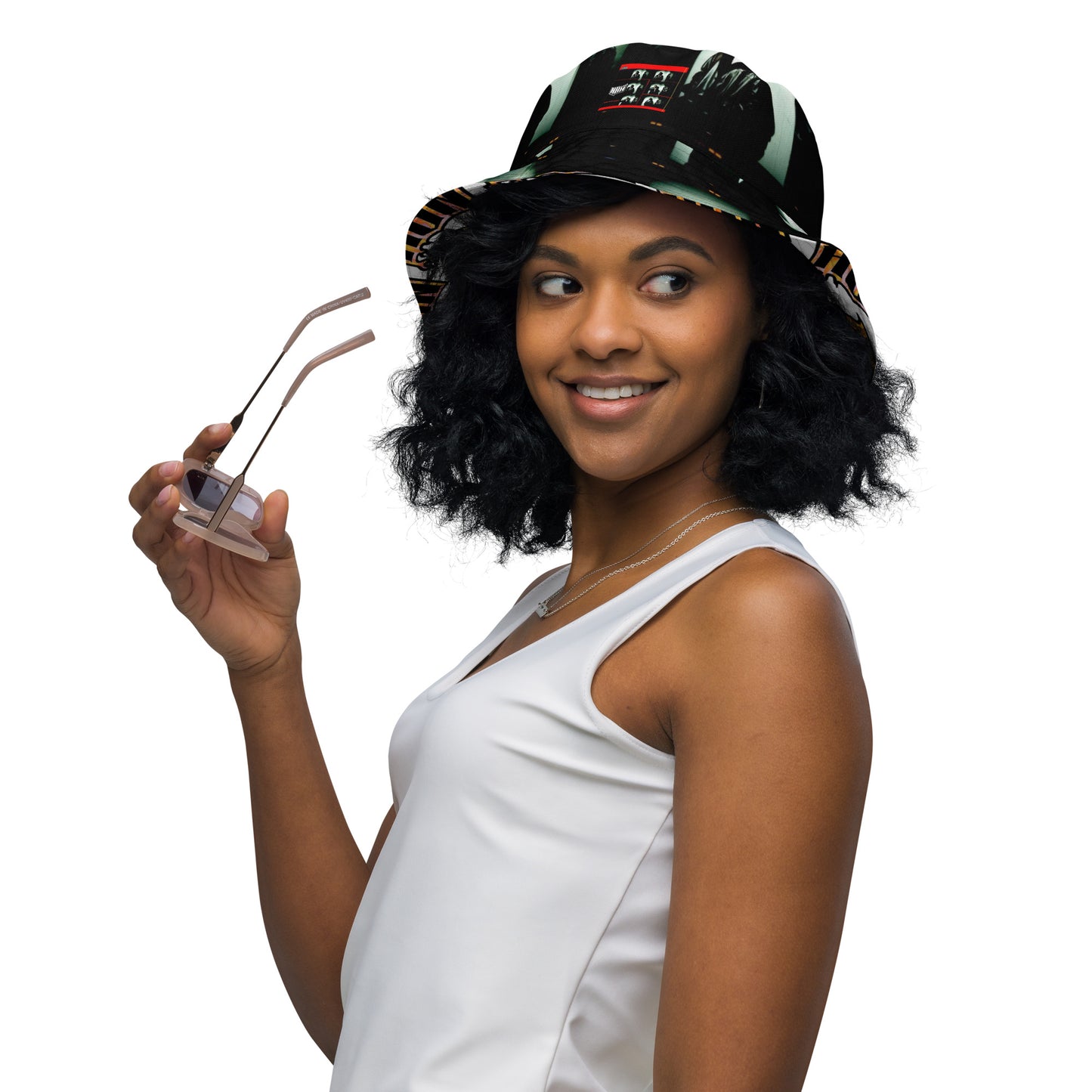 Ride With Heatt Reversible bucket hat