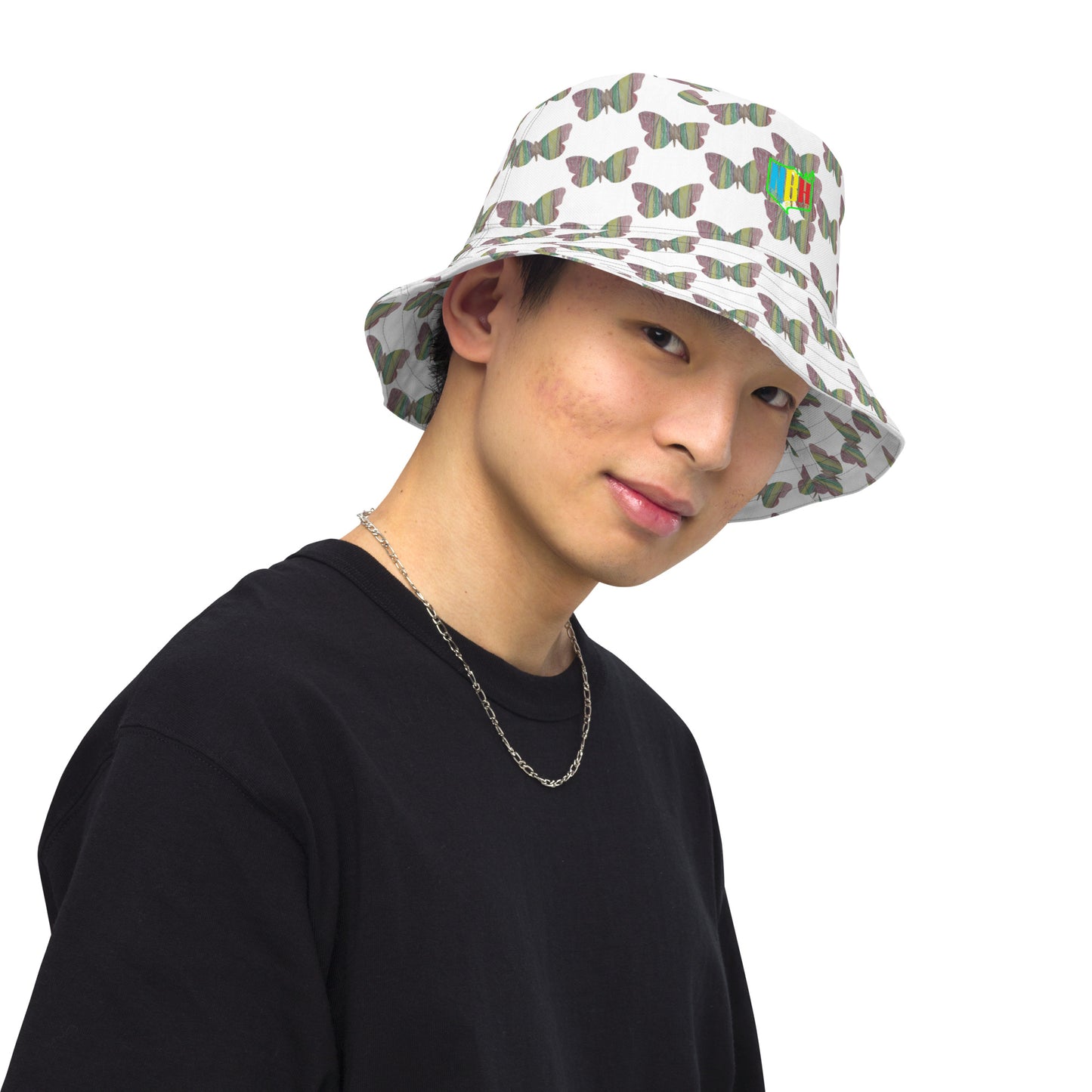 Butterfly by Mia N. Reversible bucket hat