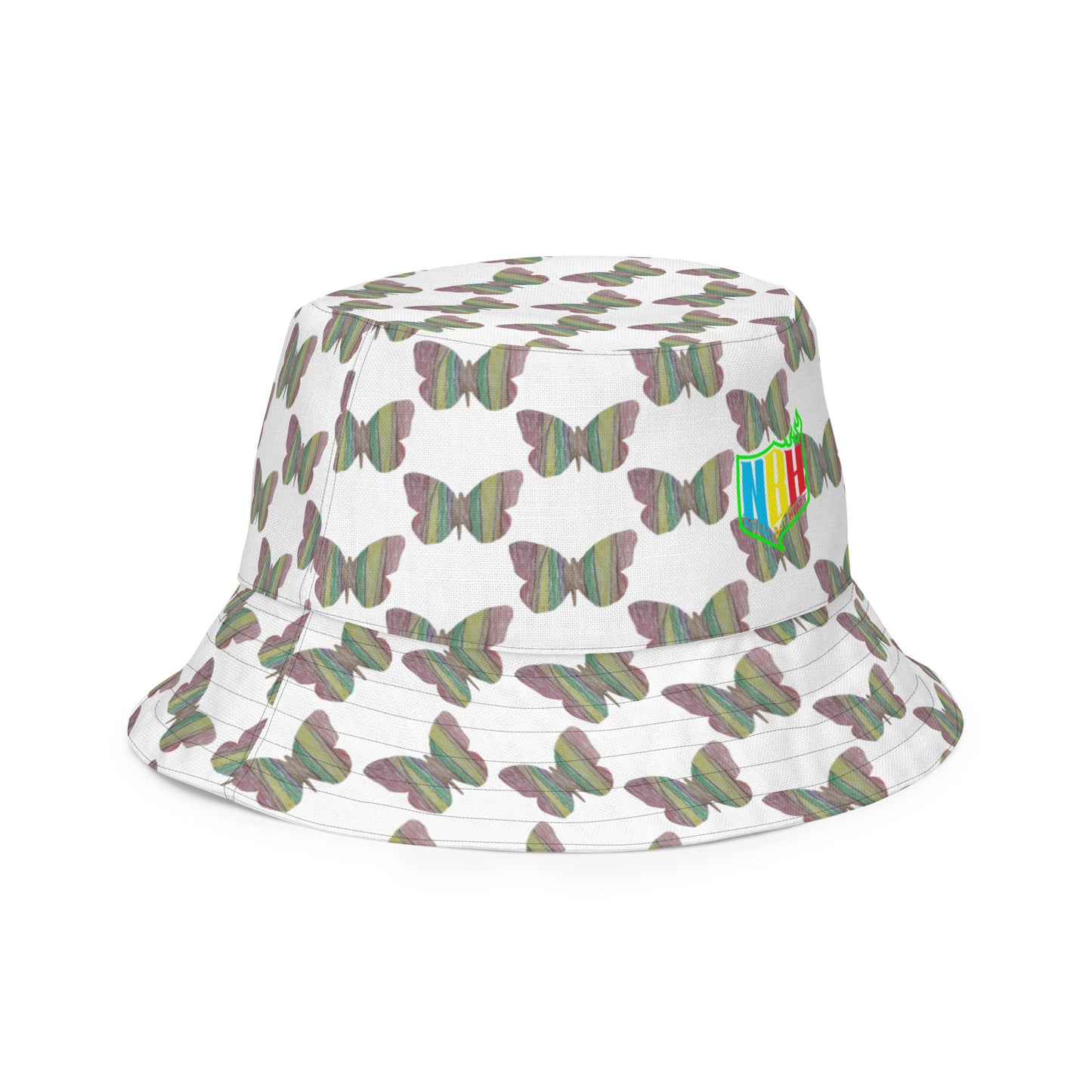 Butterfly by Mia N. Reversible bucket hat