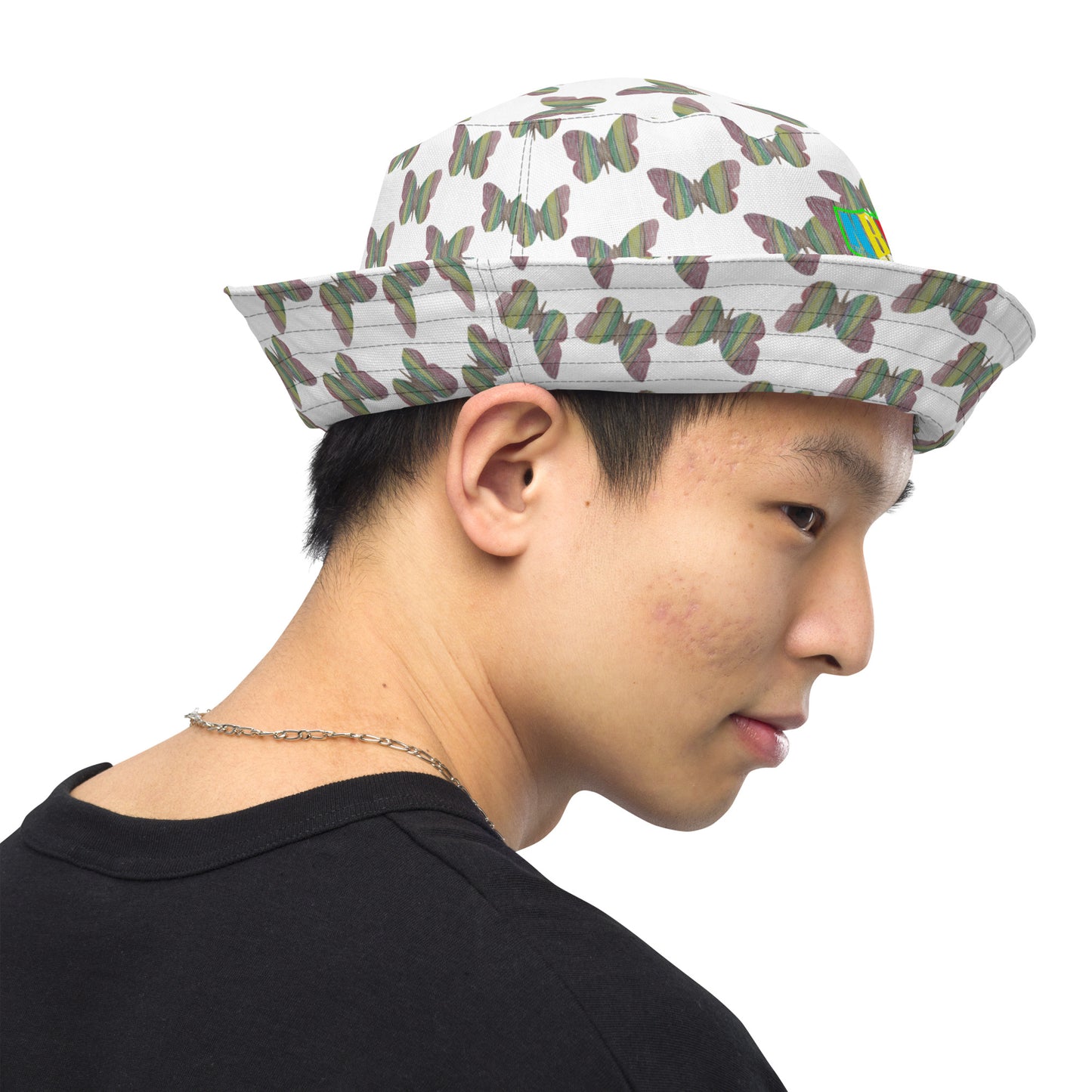 Butterfly by Mia N. Reversible bucket hat