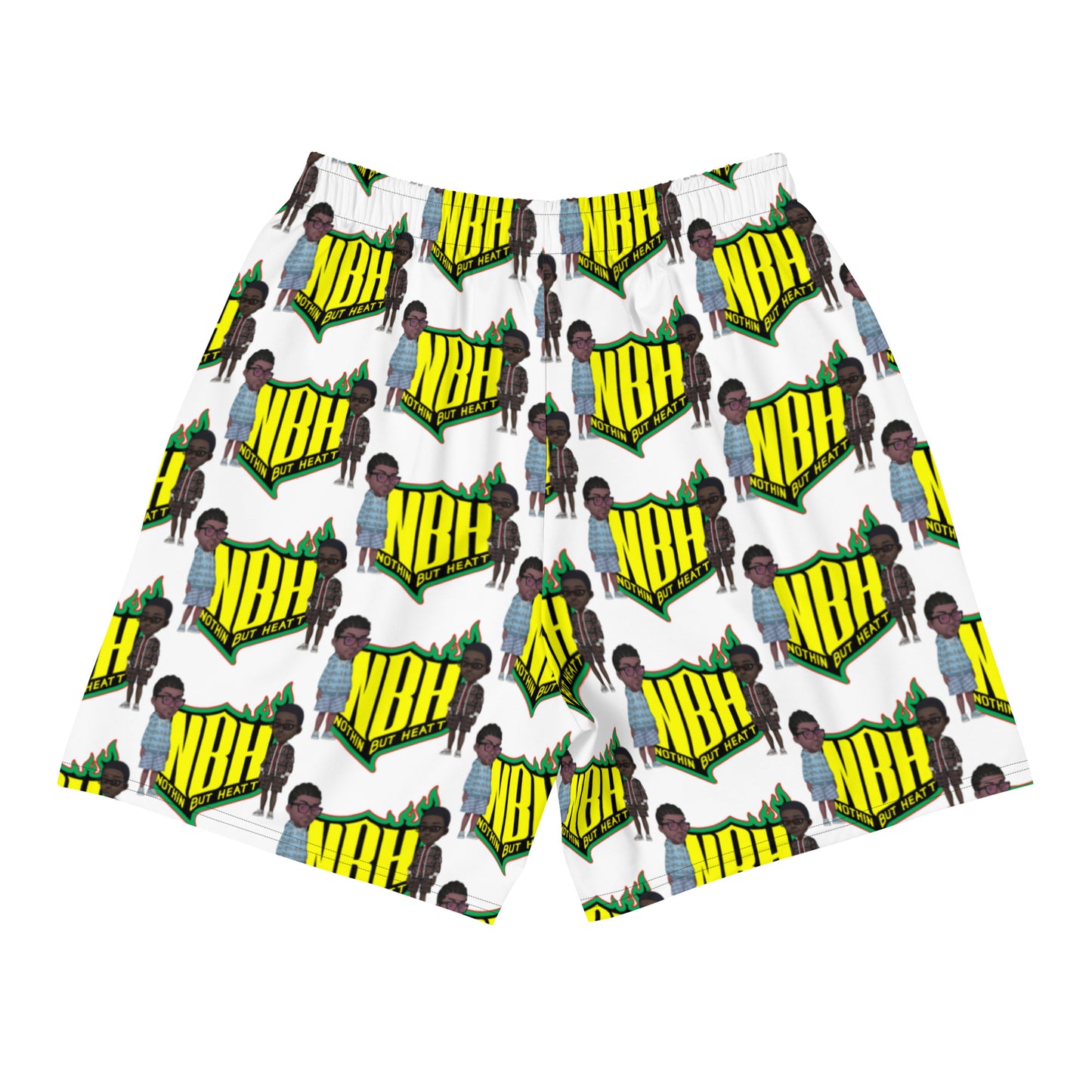 NBH All-Over Print Unisex Athletic Long Shorts
