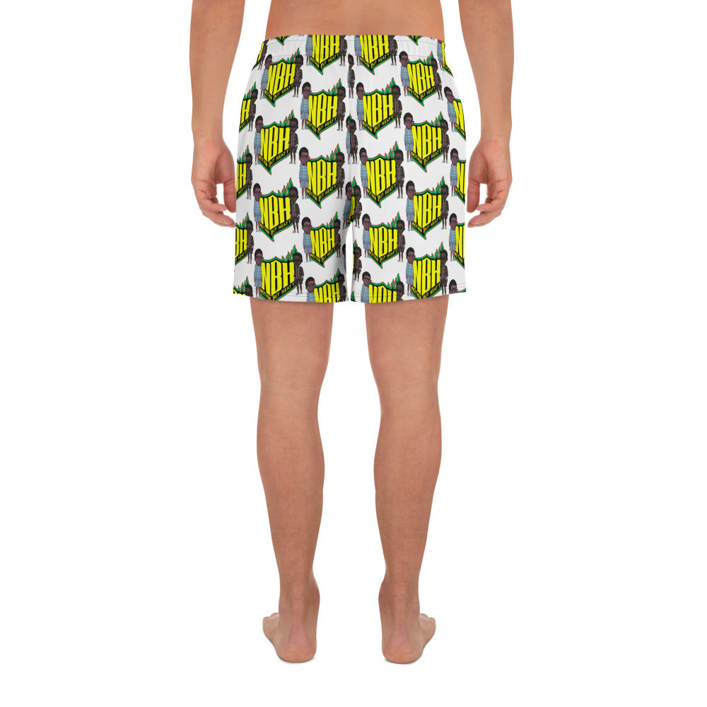 NBH All-Over Print Unisex Athletic Long Shorts
