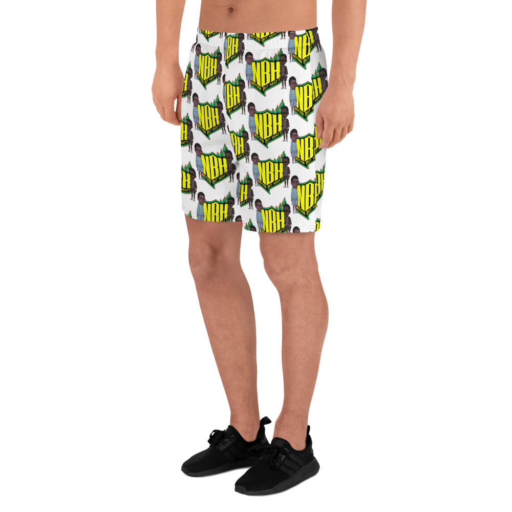 NBH All-Over Print Unisex Athletic Long Shorts