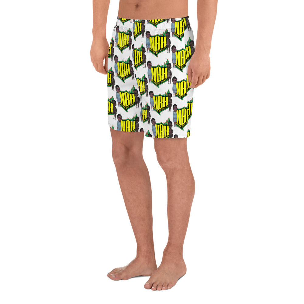 NBH All-Over Print Unisex Athletic Long Shorts