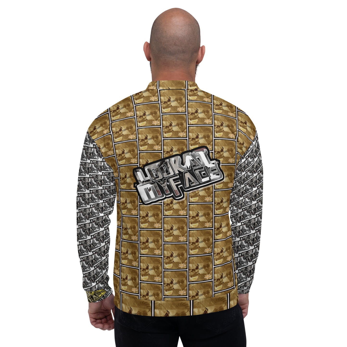 Look at my face Unisex Bomber Jacket
