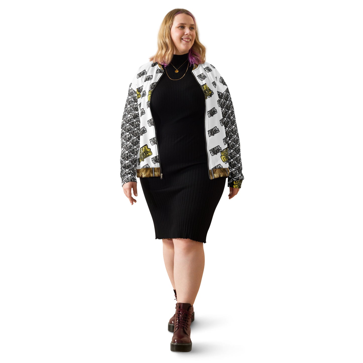 Look at my face Unisex Bomber Jacket