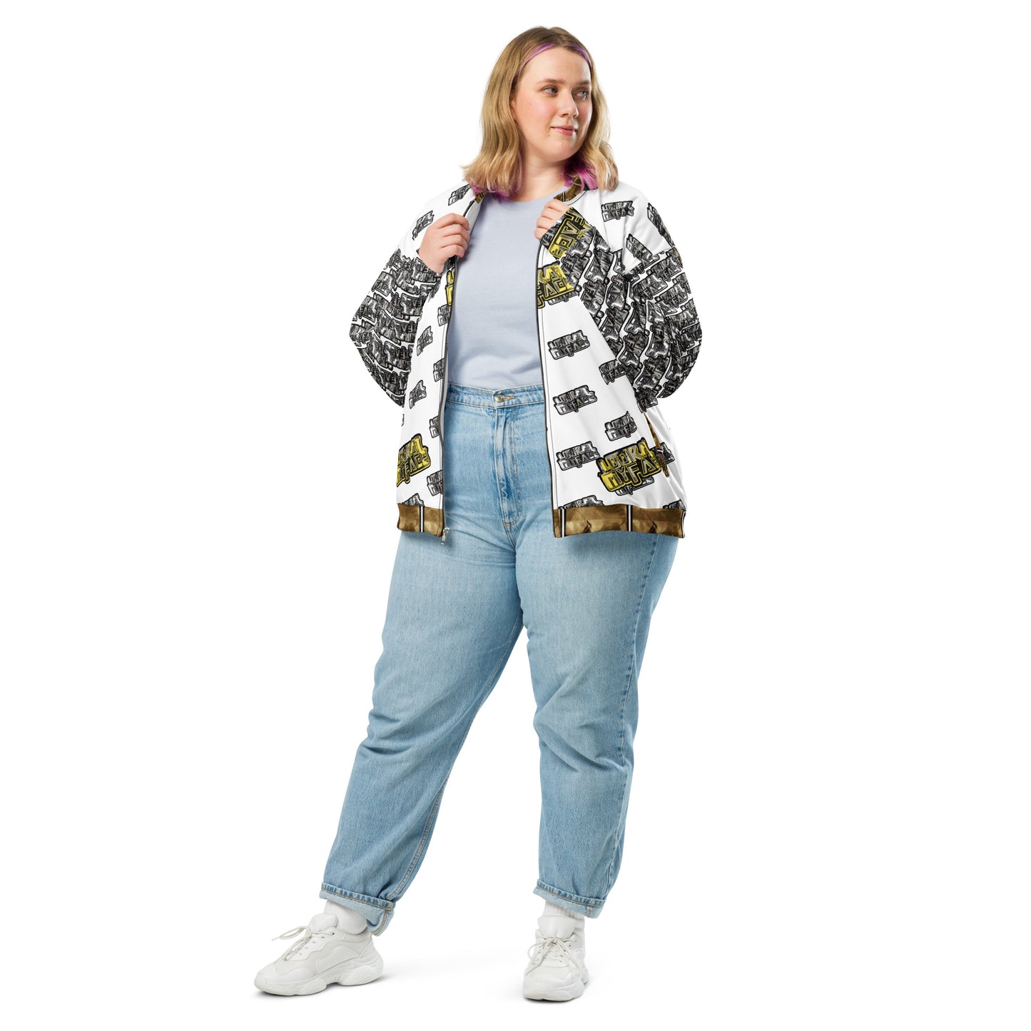 Look at my face Unisex Bomber Jacket