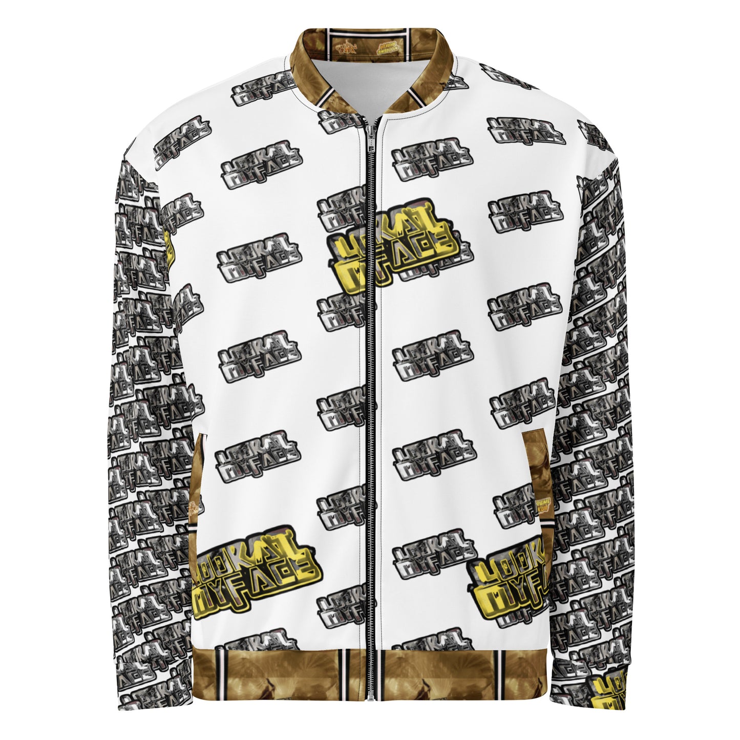 Look at my face Unisex Bomber Jacket