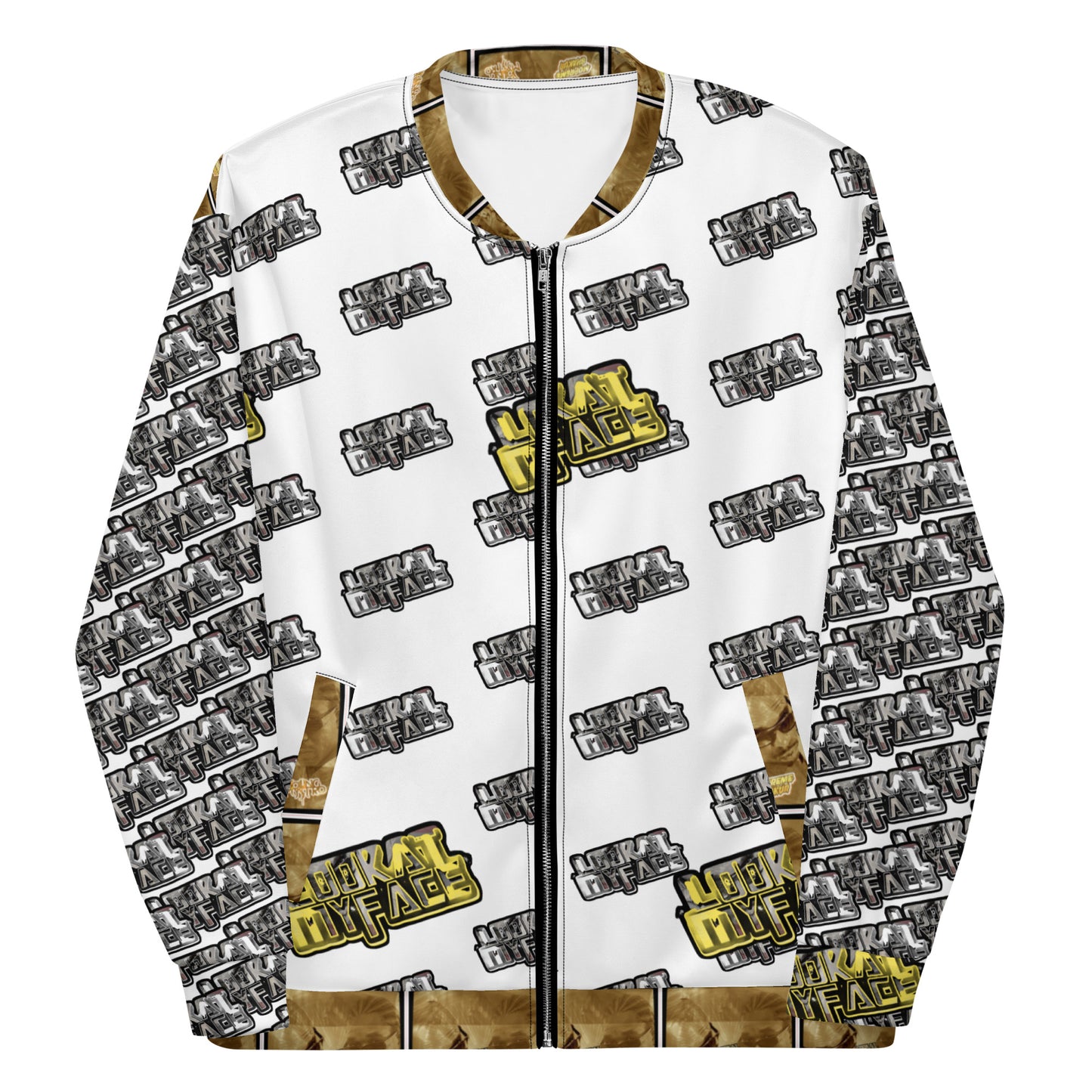 Look at my face Unisex Bomber Jacket