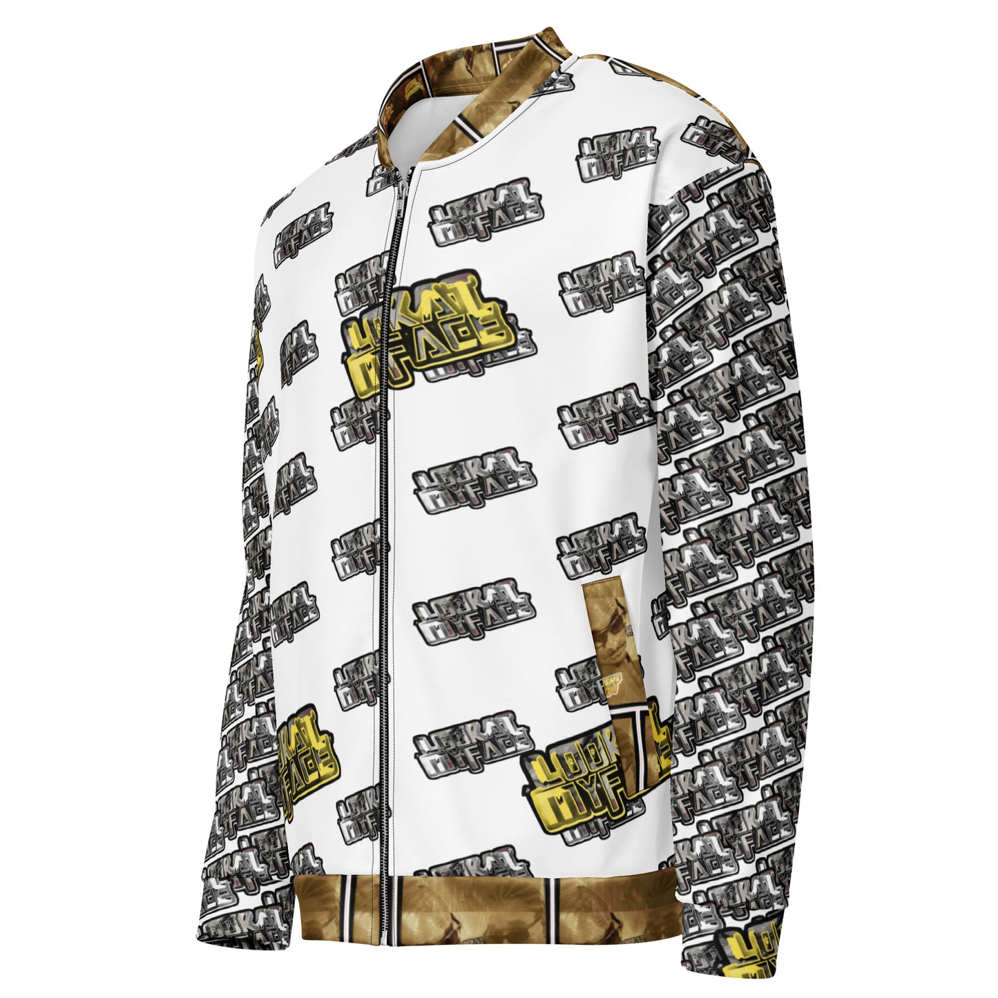 Look at my face Unisex Bomber Jacket