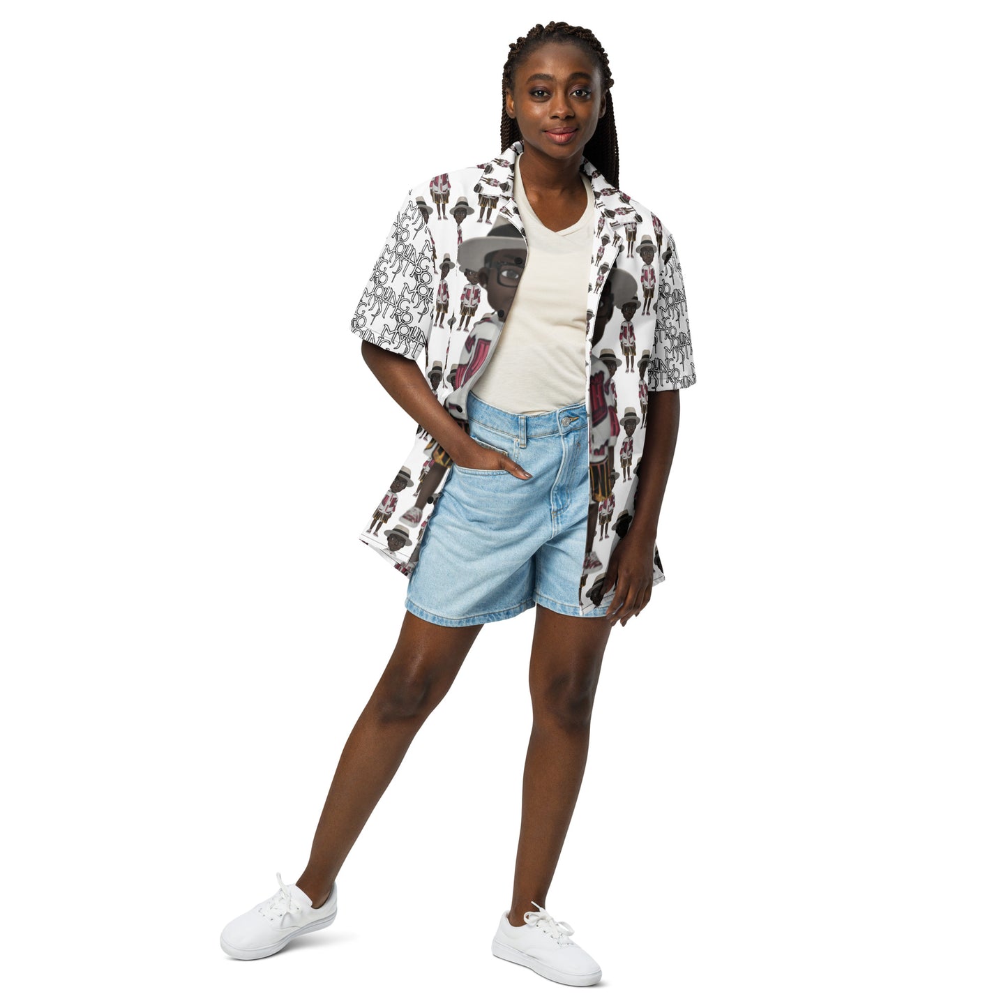 Young Mystro Unisex button shirt