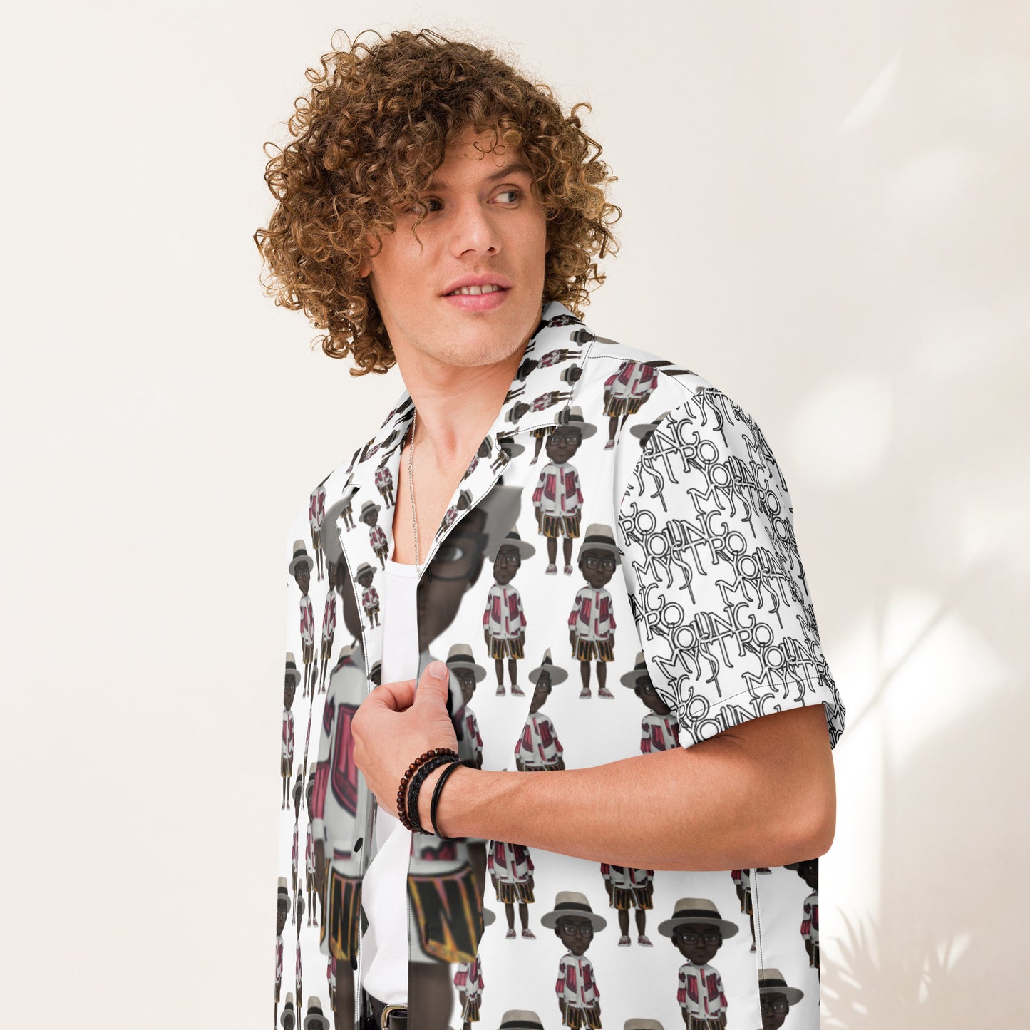 Young Mystro Unisex button shirt