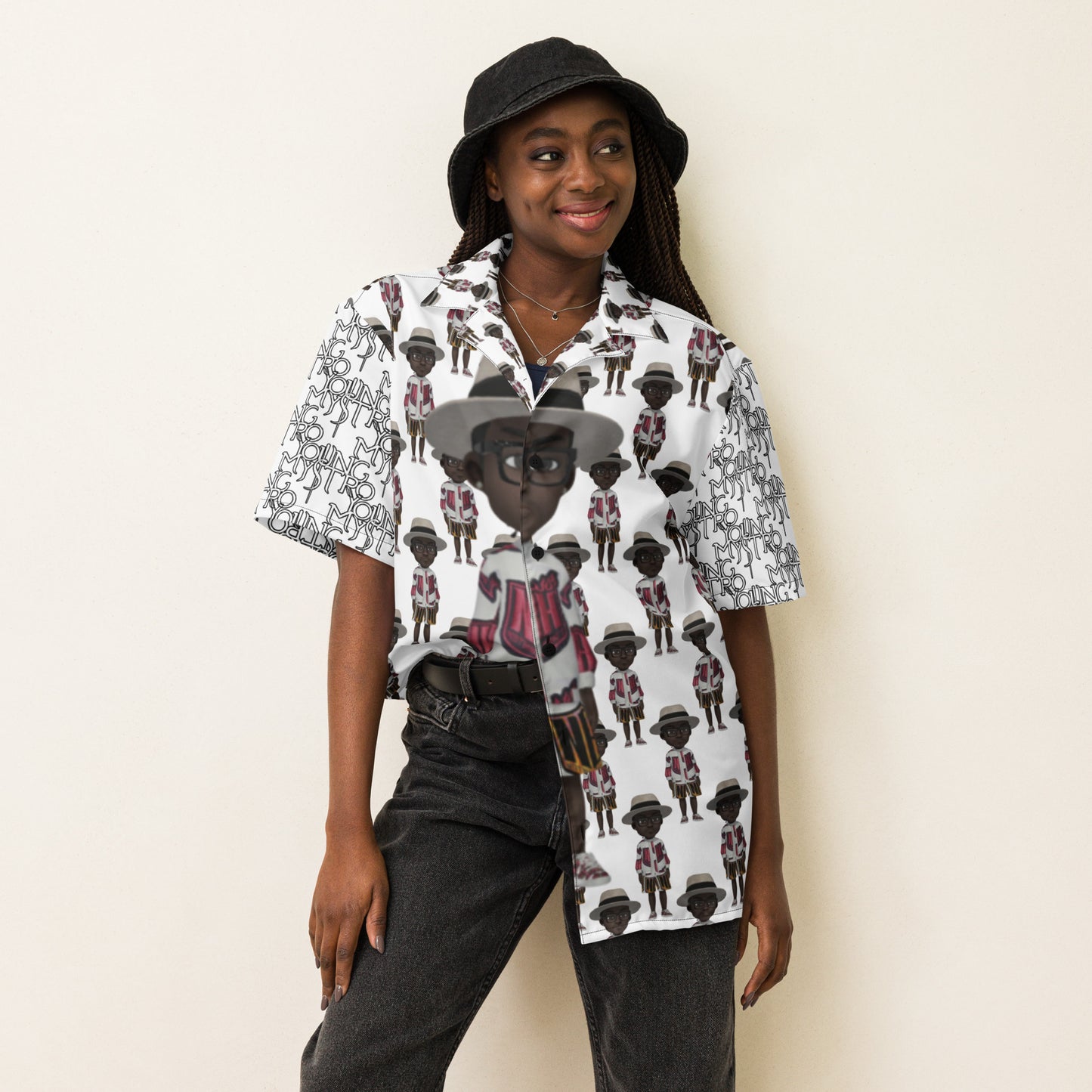 Young Mystro Unisex button shirt