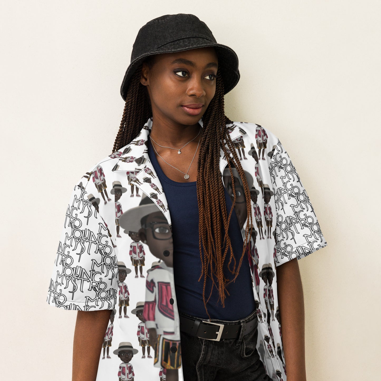Young Mystro Unisex button shirt