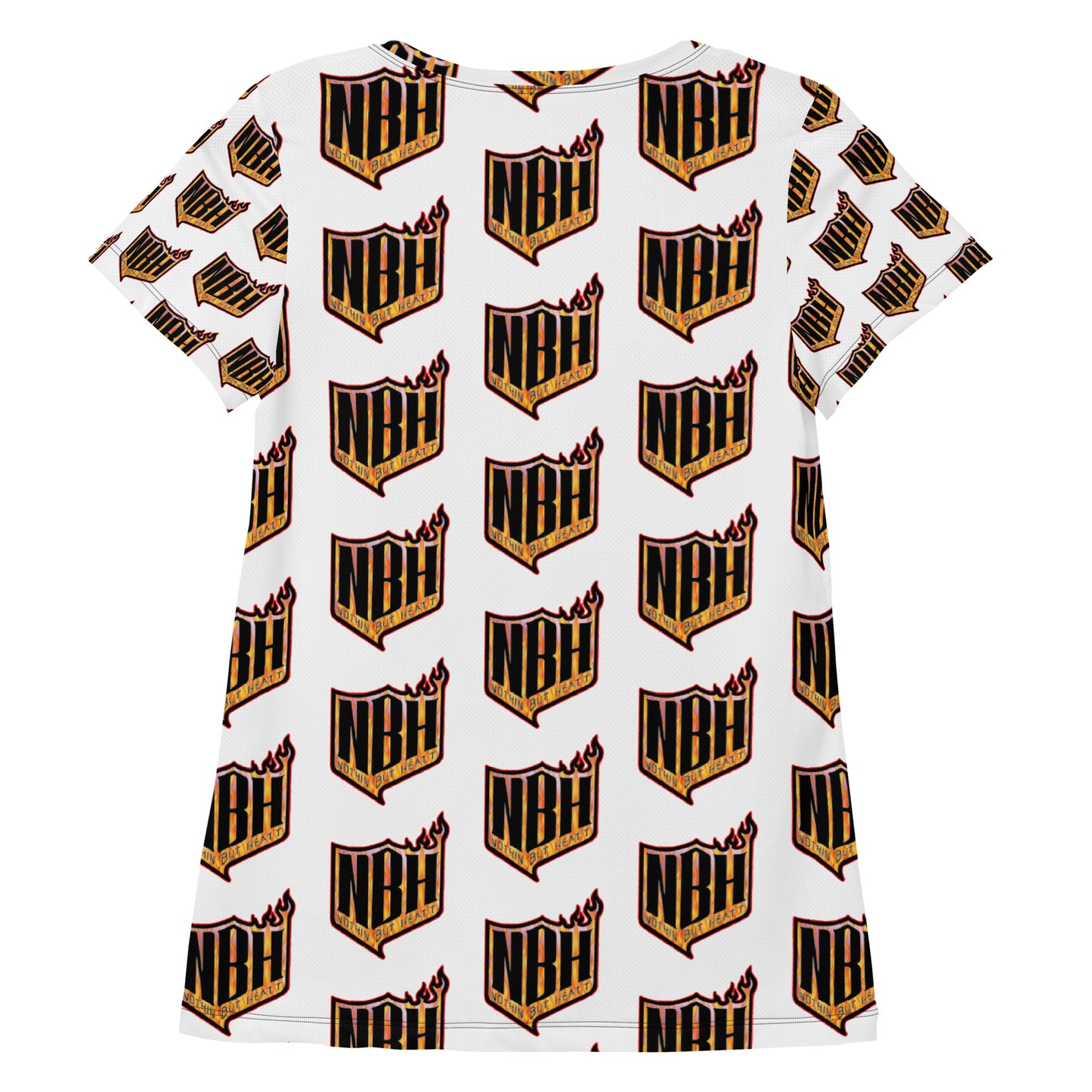 NBH The Heatt All-Over Print Women's Athletic T-shirt