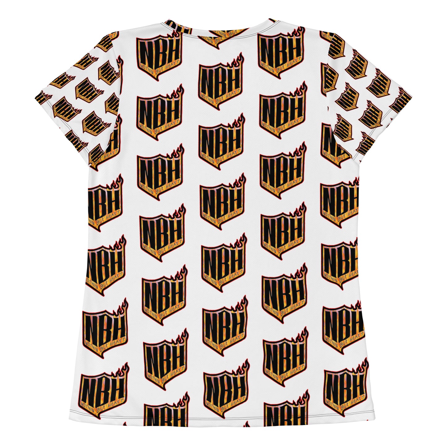 NBH The Heatt All-Over Print Women's Athletic T-shirt